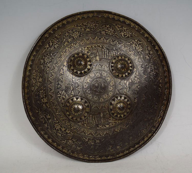 Indo-Persian Steel Dhal Shield (1 of 6)