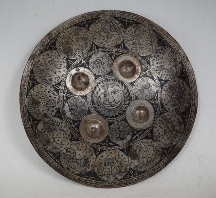 Indo-Persian Steel Shield (1 of 3)