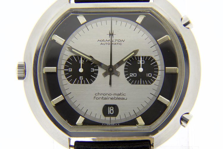 Hamilton Chrono-Matic Fontainebleau chronograph watch (1 of 8)