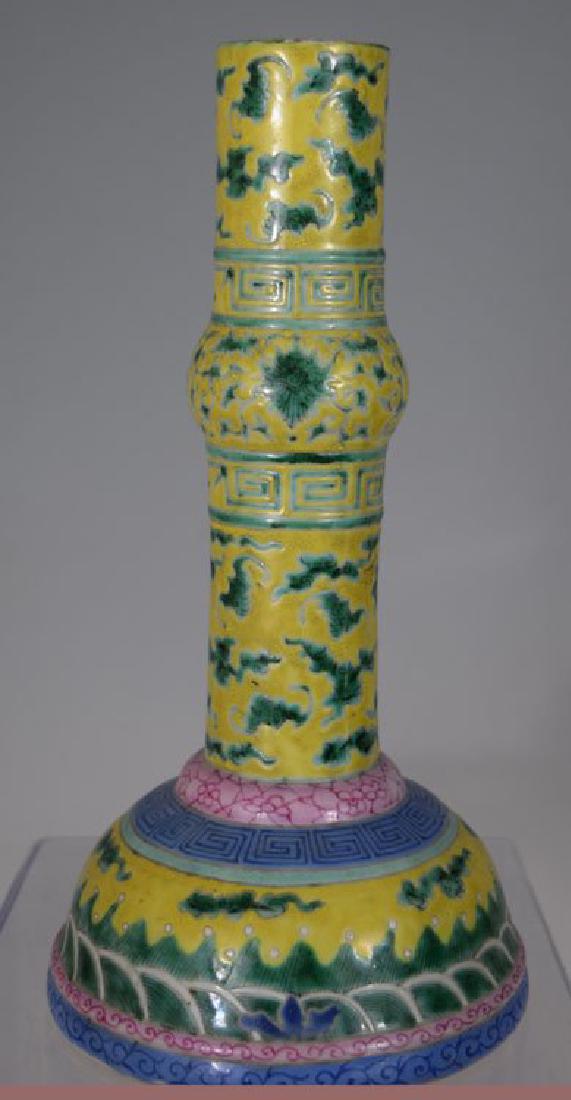 Antique Chinese Porcelain Candle Stick (1 of 6)