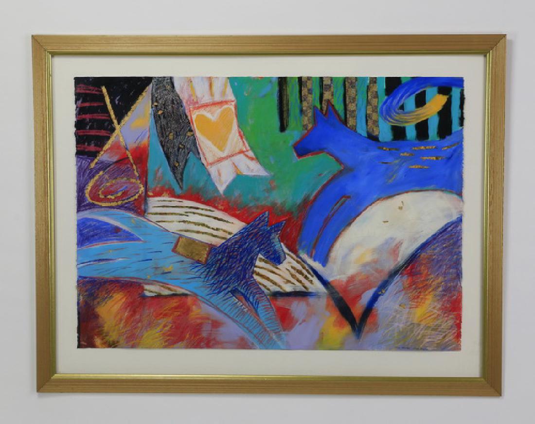 Cecile Broz 'Circus Animals', signed, 52"w (1 of 3)