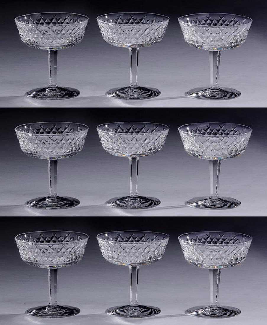 (9) Waterford crystal champagne or dessert coups (1 of 1)