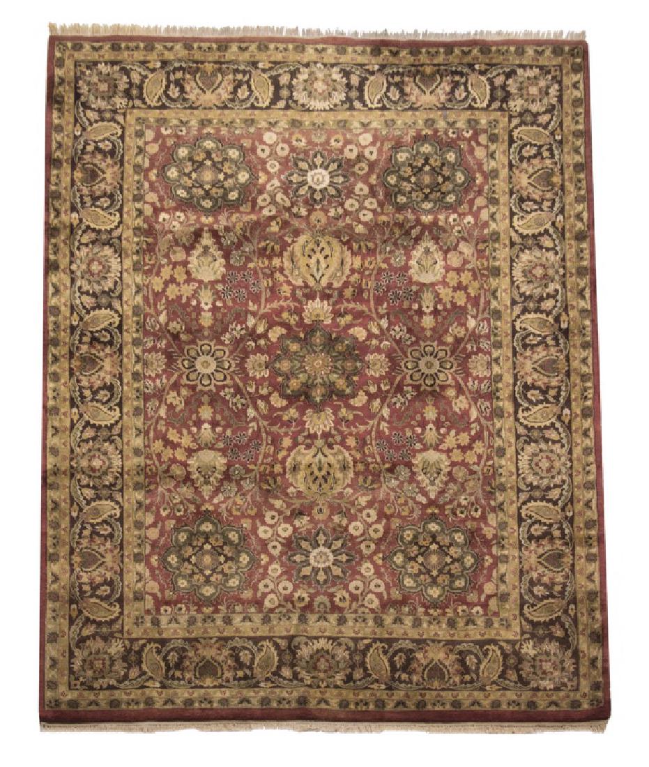 Hand knotted Indo-Mashad wool carpet, 9 x 12 (1 of 5)