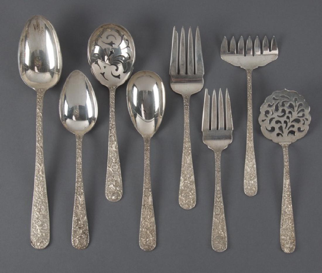 (8) S. Kirk & Son sterling Repousse hostess pieces (1 of 1)