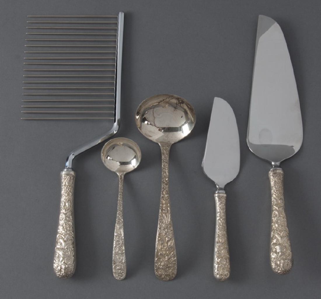 (5) S. Kirk & Son sterling Repousse hostess pieces (1 of 1)