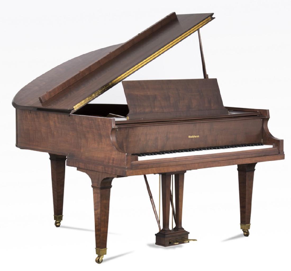 Baldwin baby grand walnut piano & bench (1 of 9)