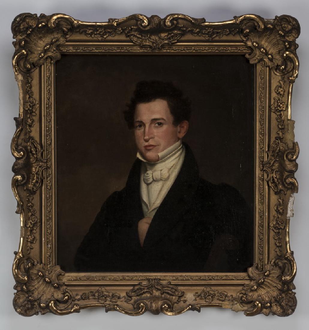19th c. English School O/c portrait of a gentleman (1 of 3)