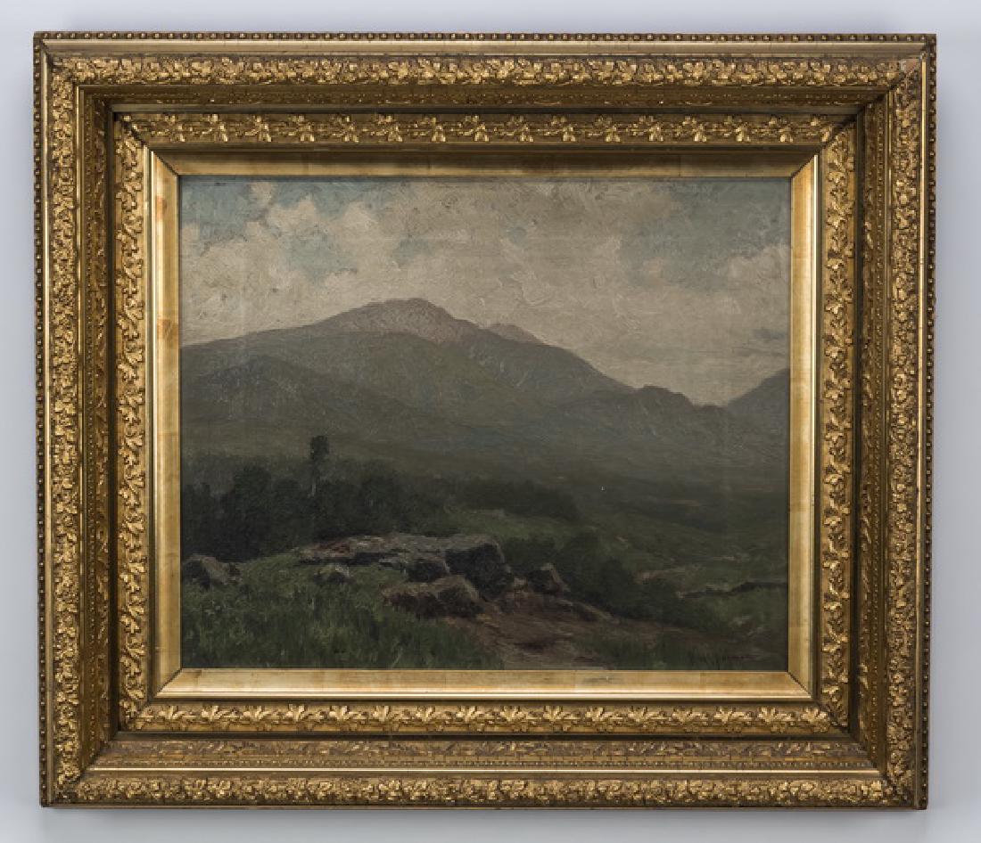 19th c. WH. Weisman signed O/c of White Mountains, NH (1 of 4)
