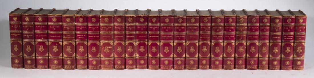 (24) Limited edition leatherbound books by T. Gautier (1 of 1)