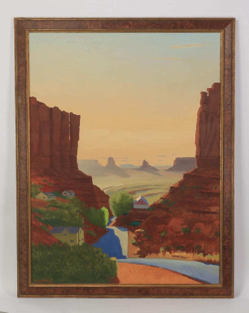 Max W. Mason, O/c Monument Valley, 64"h (1 of 2)