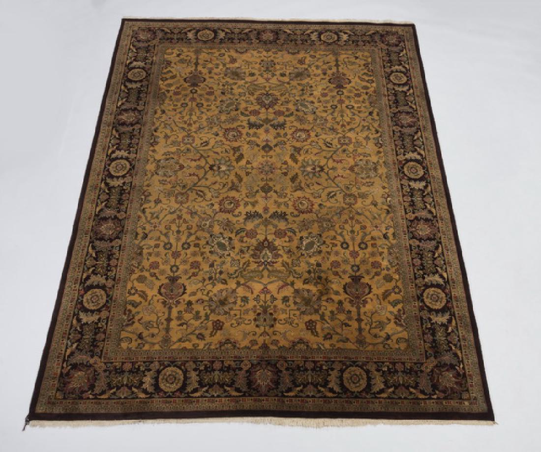 Hand knotted Sino-Kashan wool carpet, 10 x 14 (1 of 4)