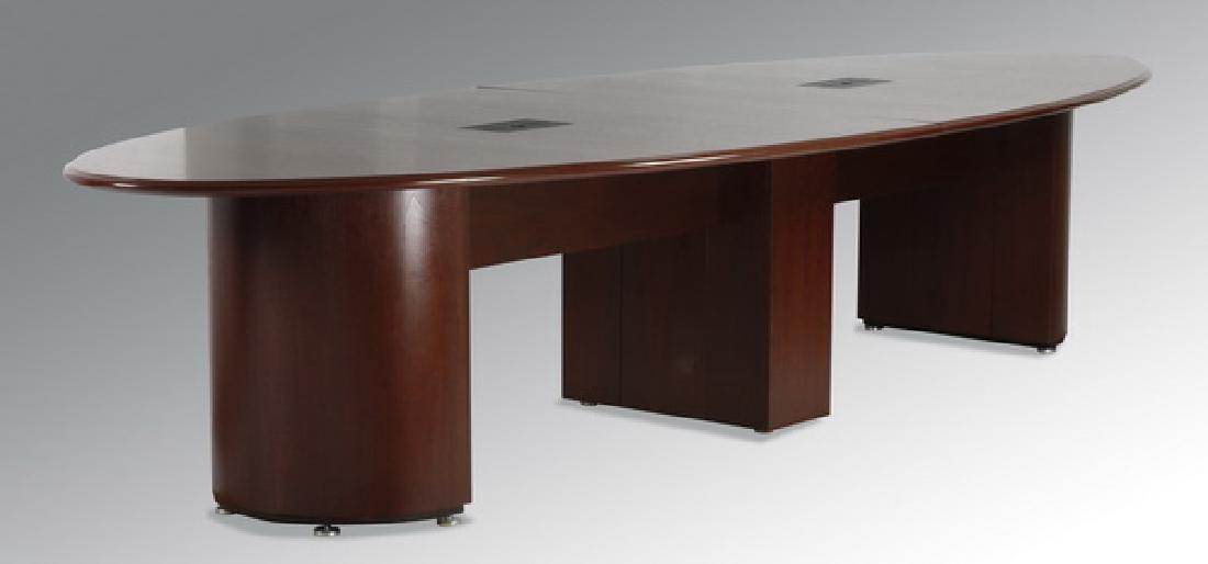 Executive mahogany conference table, 12 ft long (1 of 1)
