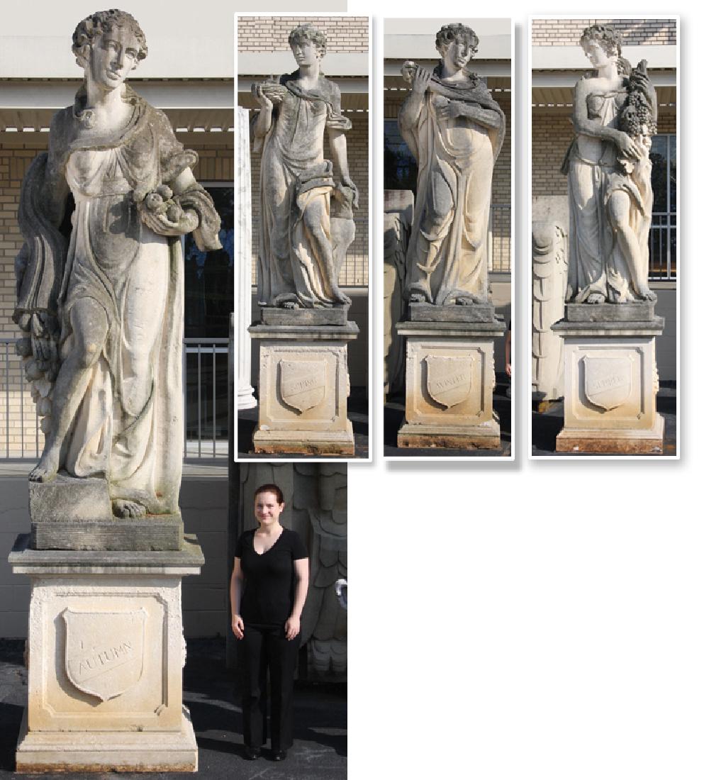 Monumental set of hand carved Four Seasons (1 of 10)