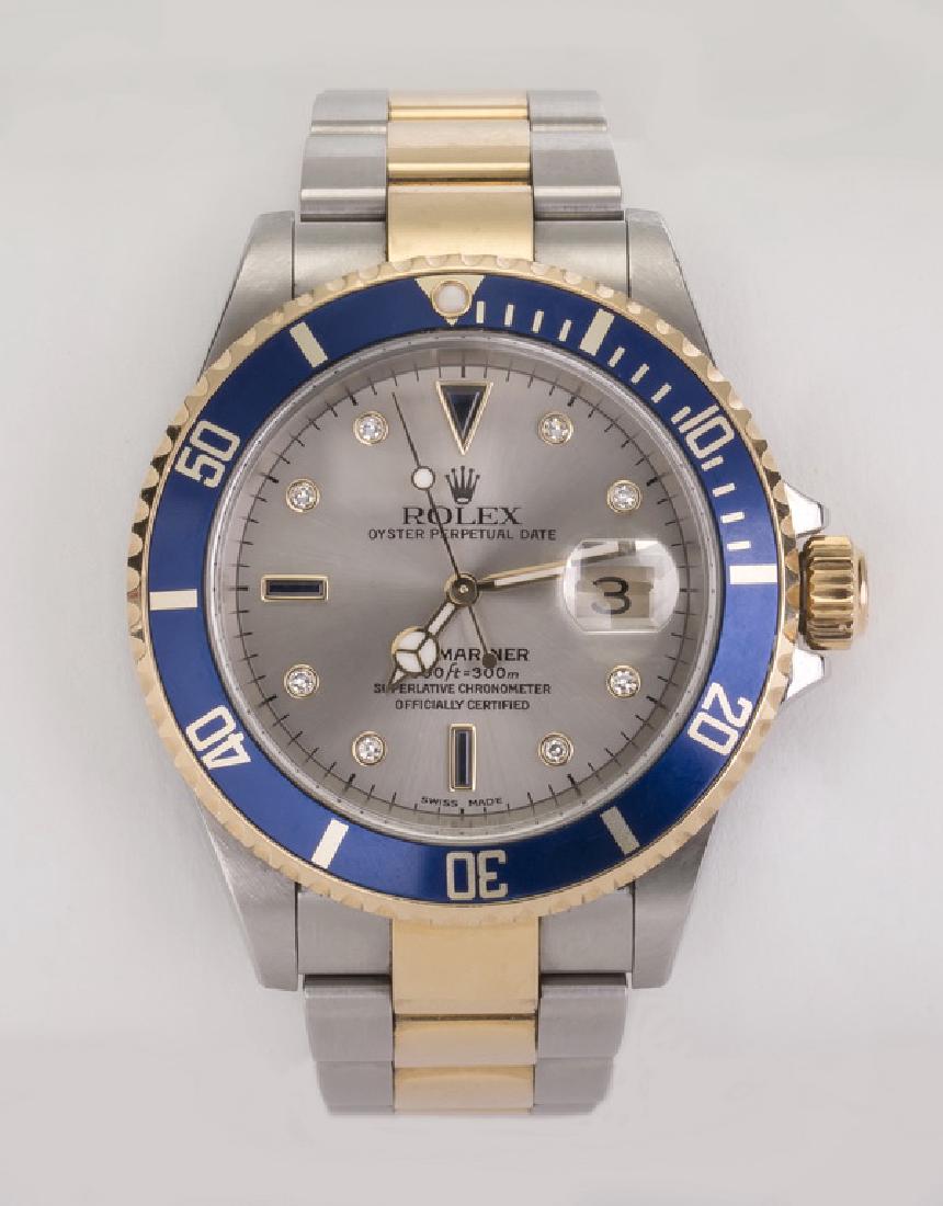 Rolex Submariner, gold and SS, w/ box and papers (1 of 4)