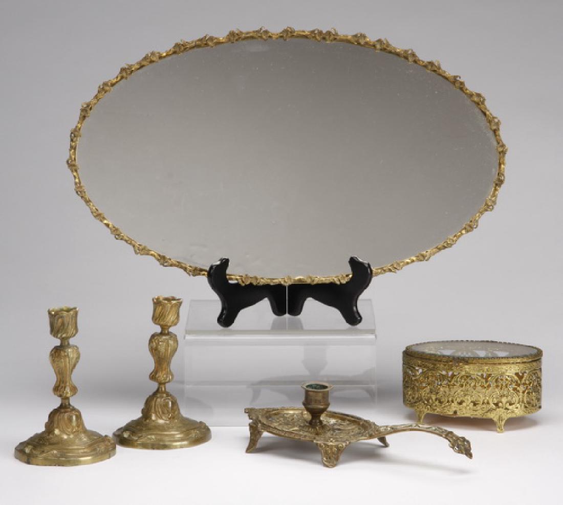 (5) Continental bronze dressing table articles (1 of 1)