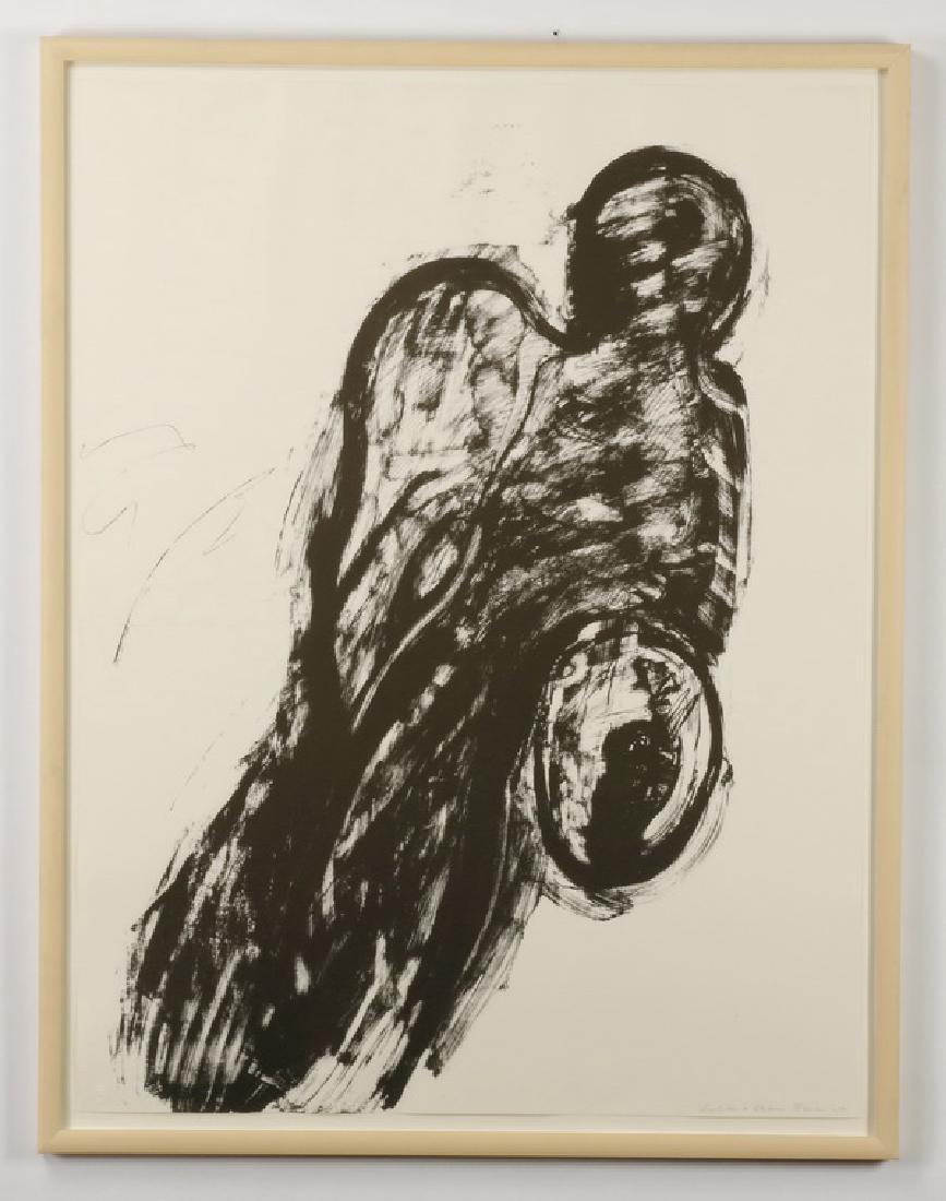 Marilu Eustachio signed, dated screenprint, 55"h (1 of 3)