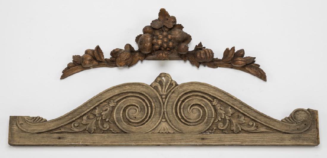 (2) 19th c. Continental architectural carvings (1 of 1)