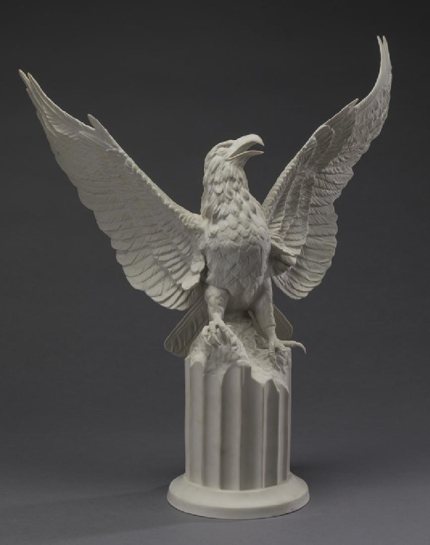 Boehm bisque 'Soaring Eagle' figure, 18"h (1 of 3)