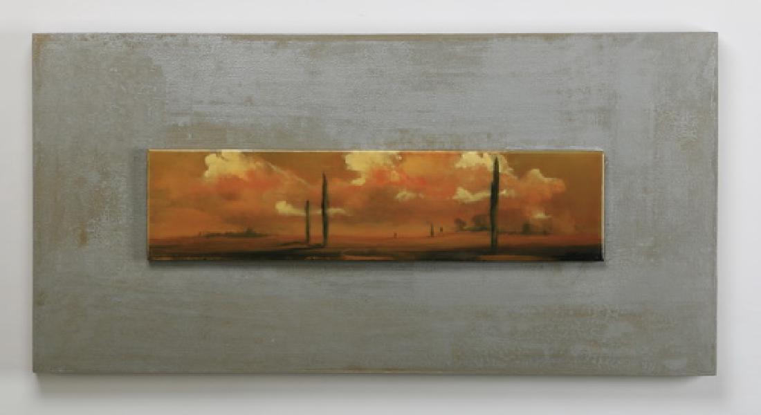 Megan Lightell mixed media, signed, 36"l (1 of 4)