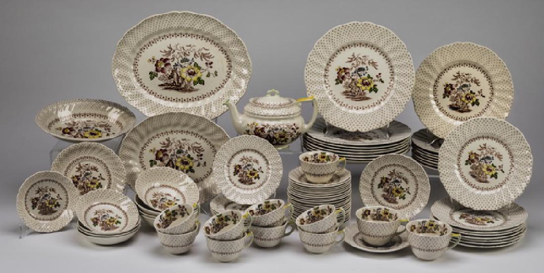 (79) Pcs. Royal Doulton 'Grantham' service for 8 (1 of 4)