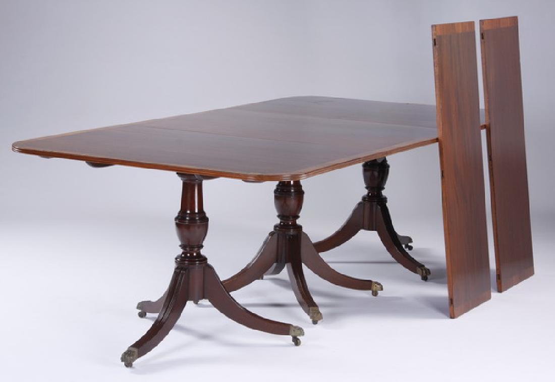 19th c. English mahogany dining table (1 of 2)