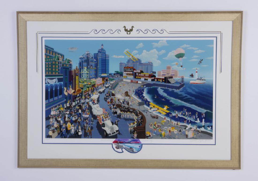 Melanie Taylor Kent signed, numbered, 'Atlantic City' (1 of 5)