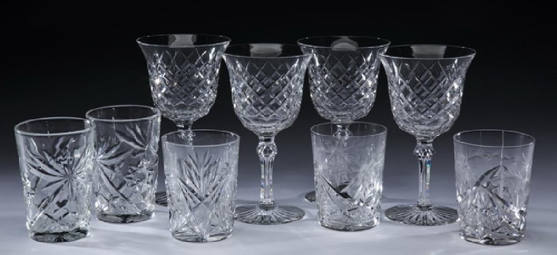 9-Pcs. Crystal stemware incl Waterford (1 of 1)