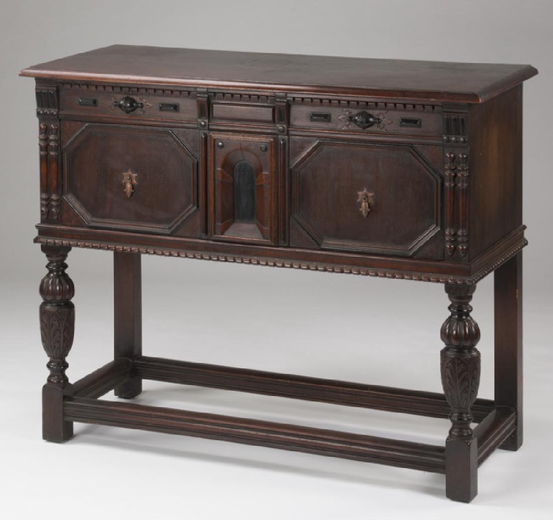 Jacobean style sideboard, early 20th c., 44"l Sep 16, 2017 Great