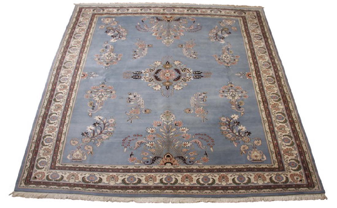 Oversized handknotted wool rug, 15' long (1 of 4)