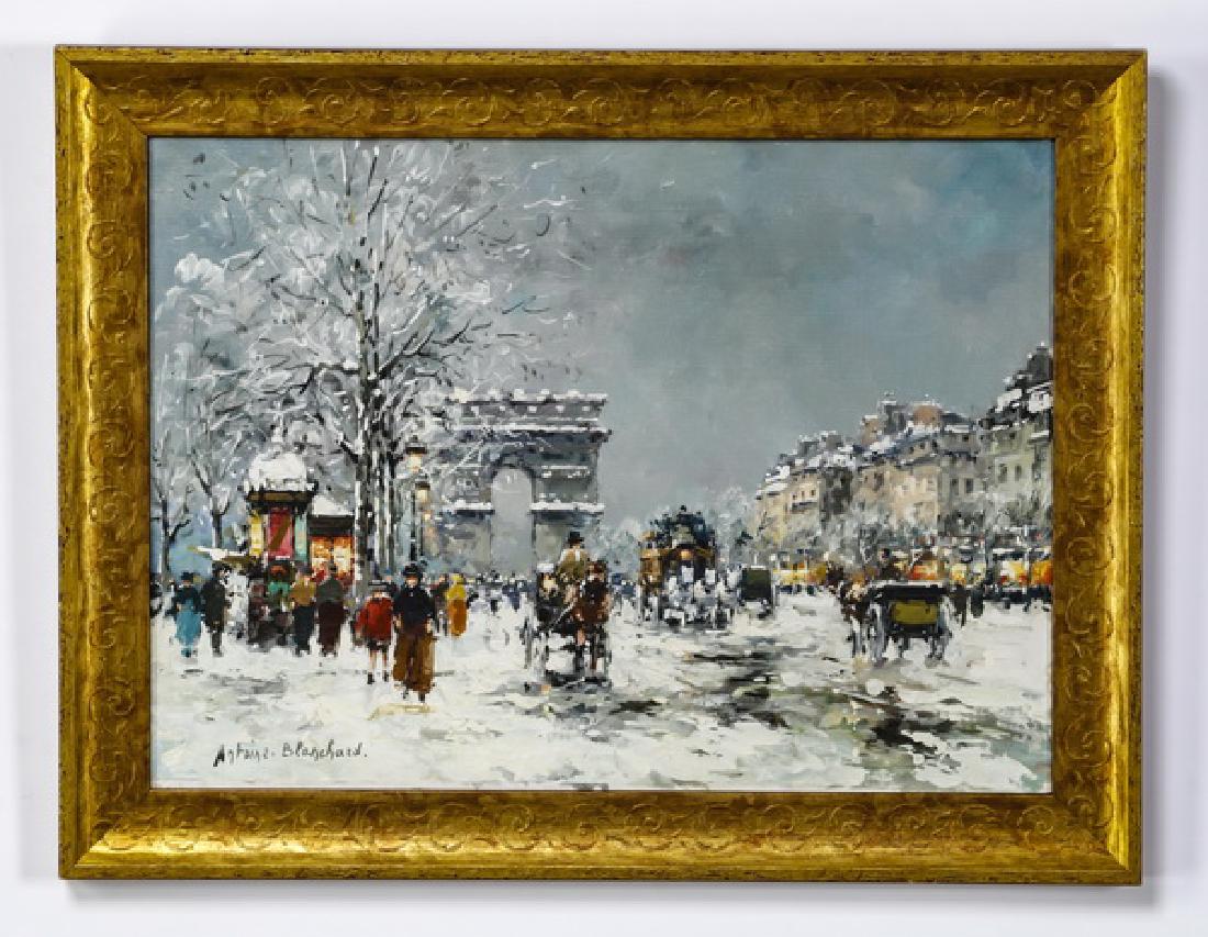 Antoine Blanchard signed O/c of Arc de Triomphe (1 of 3)