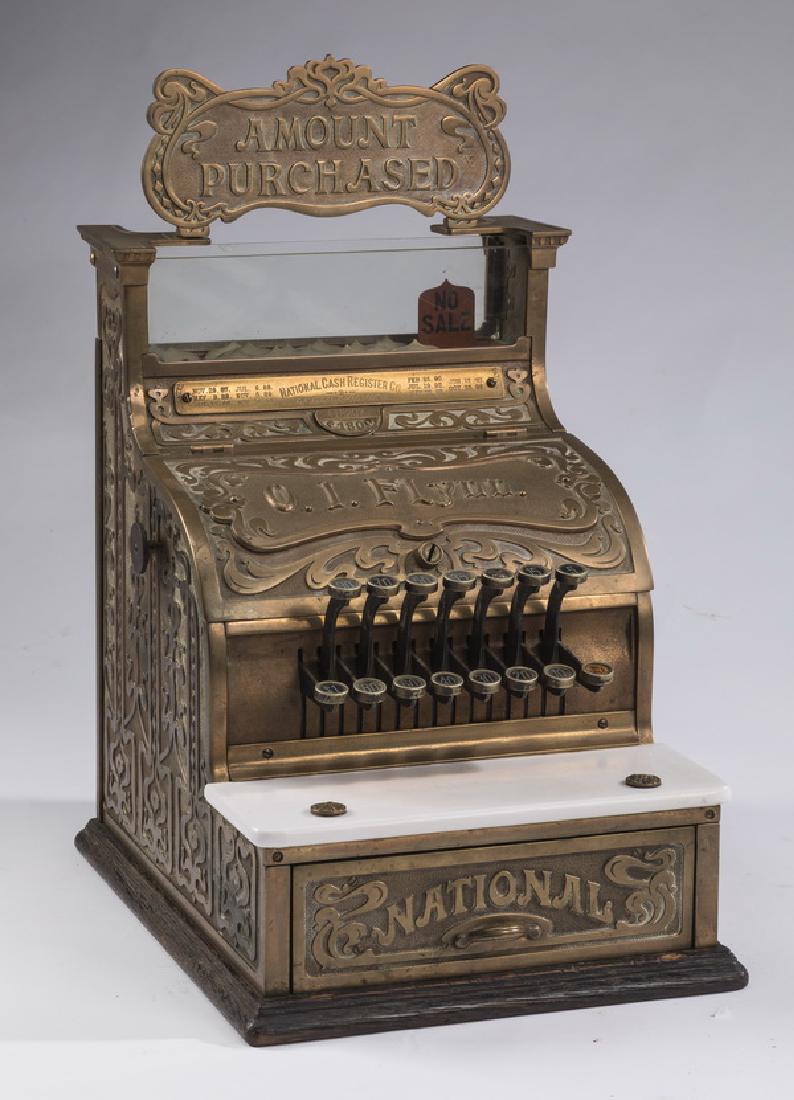 1904 Art Nouveau National Cash Register Co. register (1 of 3)