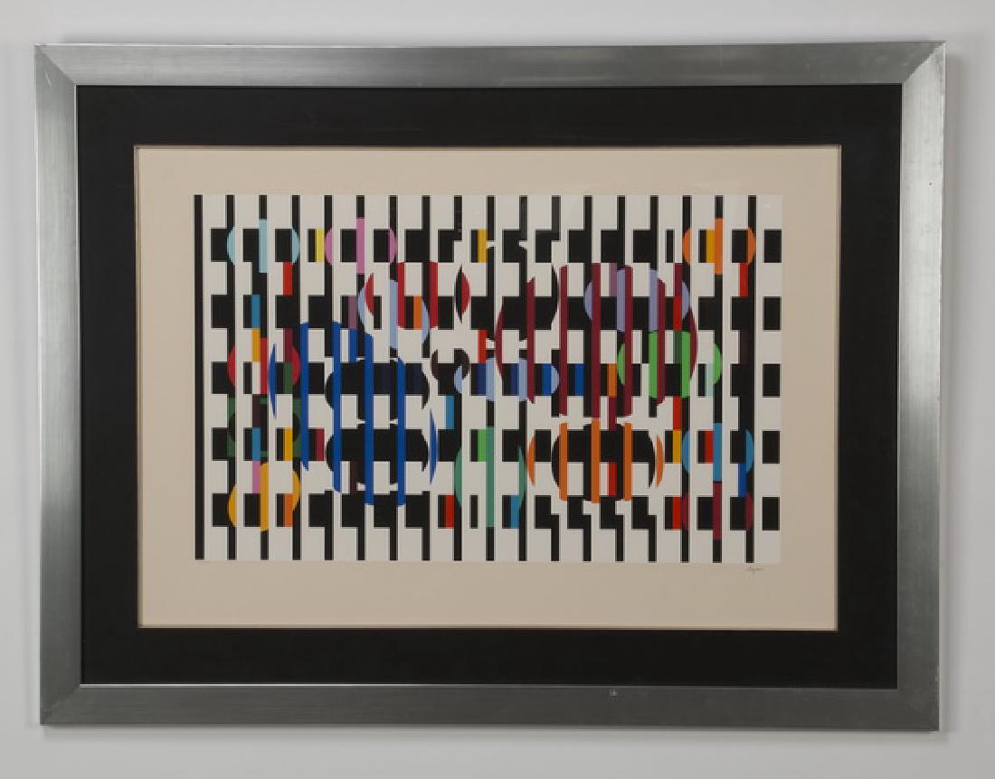Yaacov Agam (Israeli) signed lithograph (1 of 3)