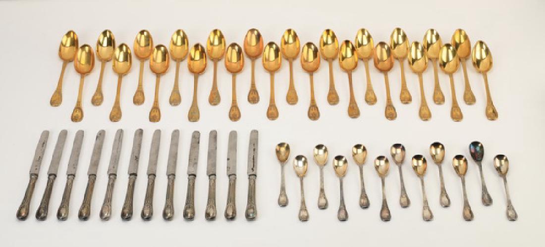 (48) pc Maison Odiot silver plate dessert service (1 of 7)