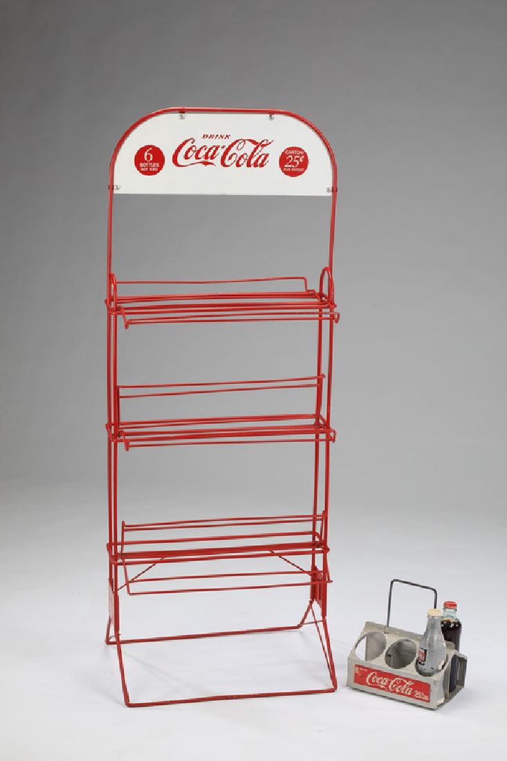 (4) Vintage Coca-Cola store display elements, 47"h (1 of 3)