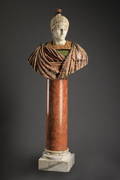 Italian carved marble bust of Alexander the Great (1 of 9)