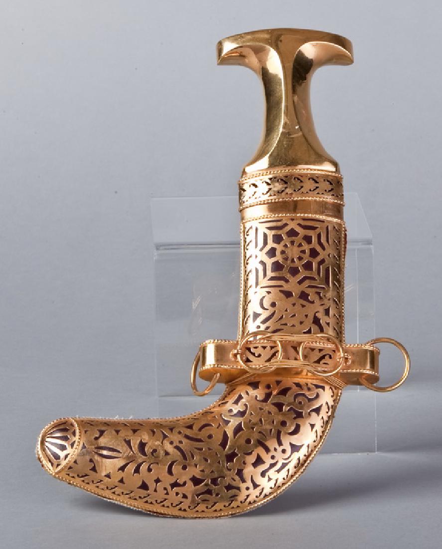 Omani khanjar dagger, 12"l (1 of 3)