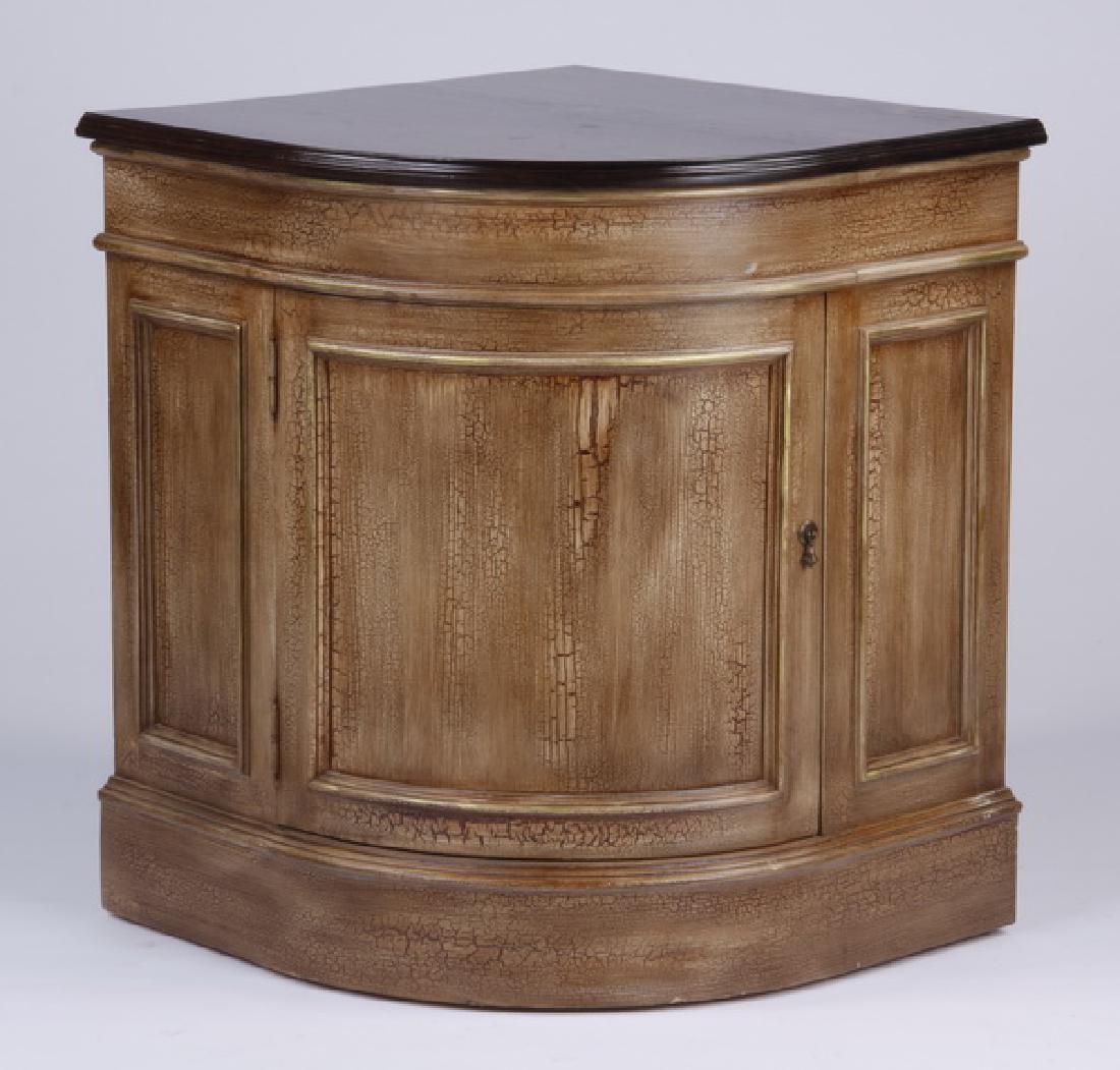 Contemporary rounded corner cabinet, 28"w (1 of 3)