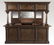 English style canopy pub bar, 98"h