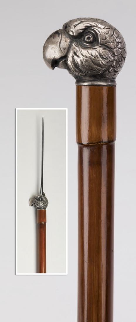 Victorian flicker walking stick w/ hidden blade (1 of 6)