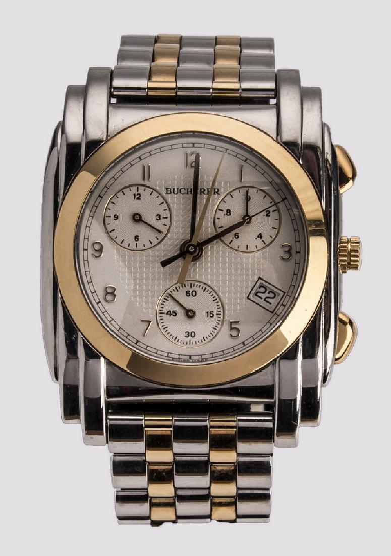 Men's Bucherer 18k & stainless chronograph (1 of 3)