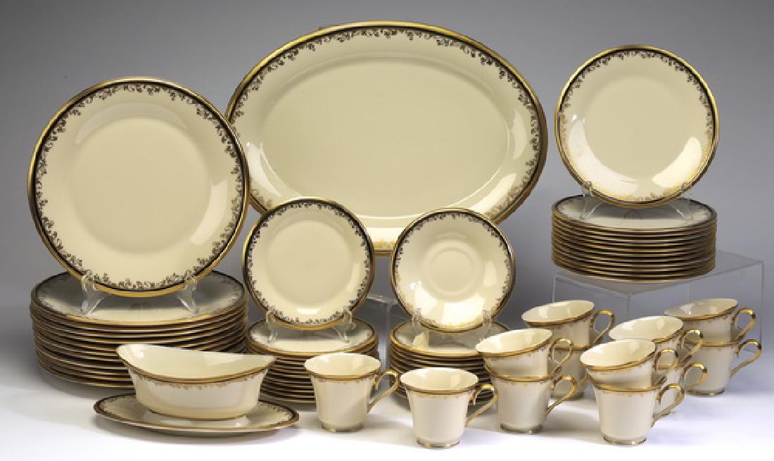 Lenox table service for 12 in the Eclipse pattern (1 of 4)
