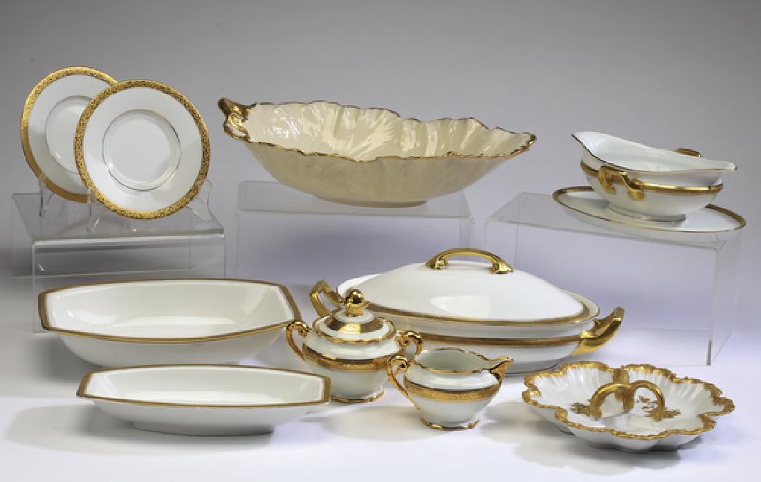 (10) Porcelain serving items, including Limoges (1 of 6)