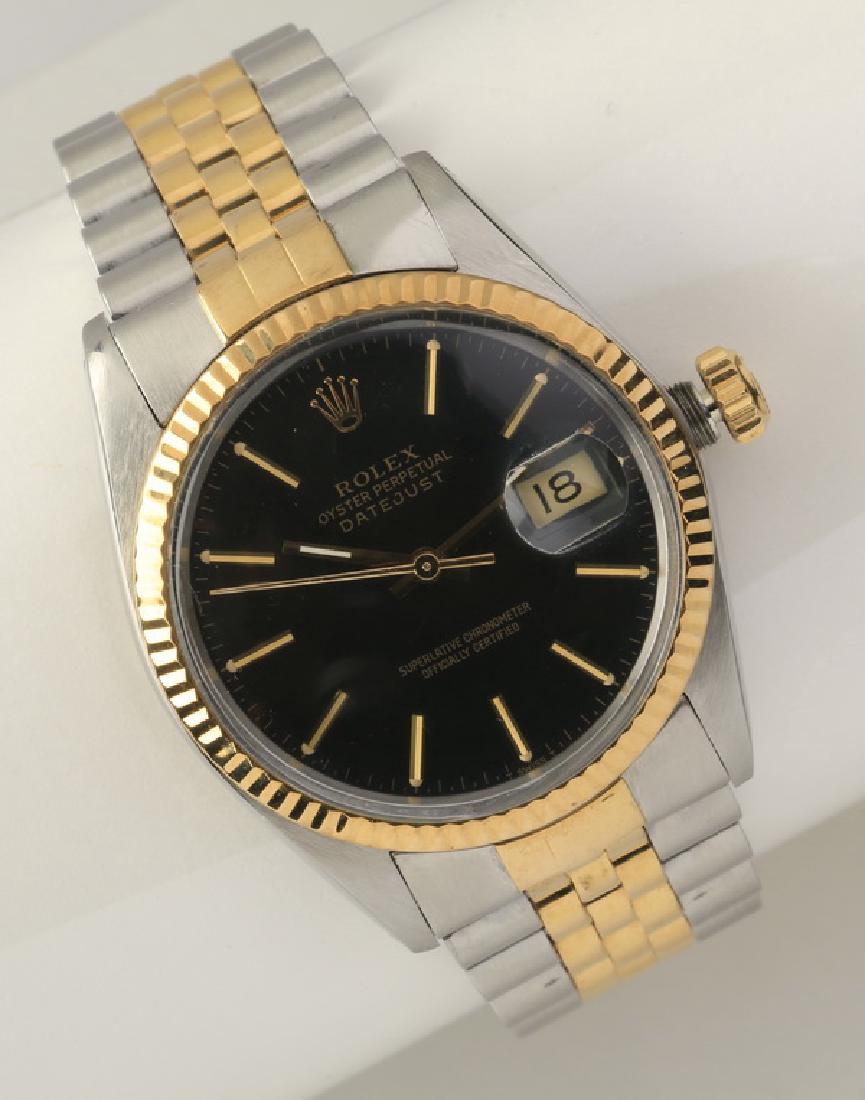 Men's stainless and 18kt gold Rolex (1 of 1)