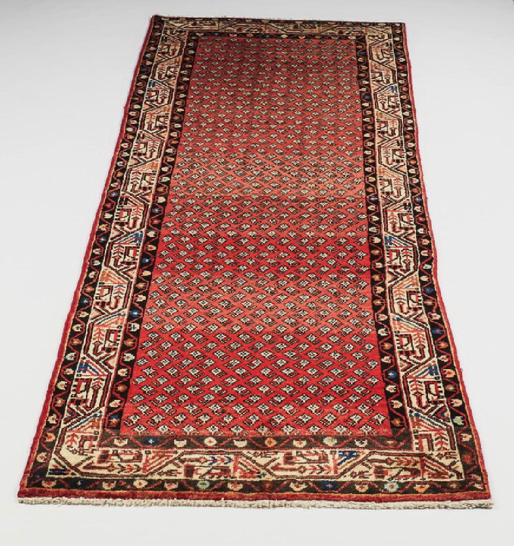 Hand knotted Persian Arak runner, 10 x 3 (1 of 4)