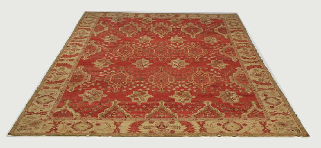 Contemporary Turkish Oushak, 14' x 10' (1 of 4)