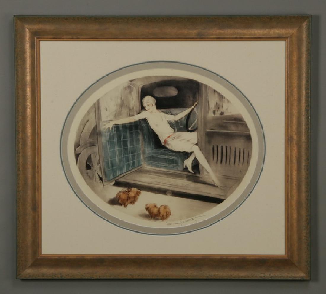 Framed lithograph, after Icart, 'Nineteen Thirty' (1 of 1)