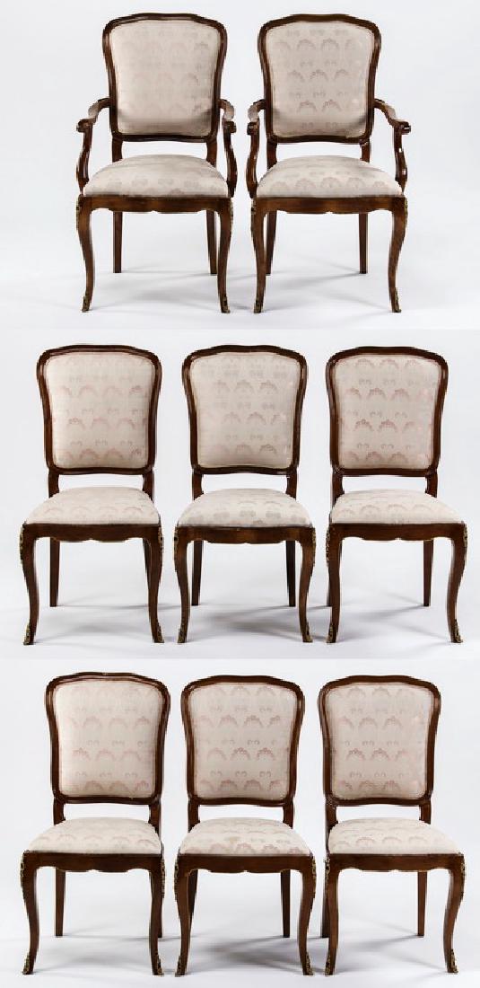 (8) Italian bronze mounted dining chairs (1 of 8)