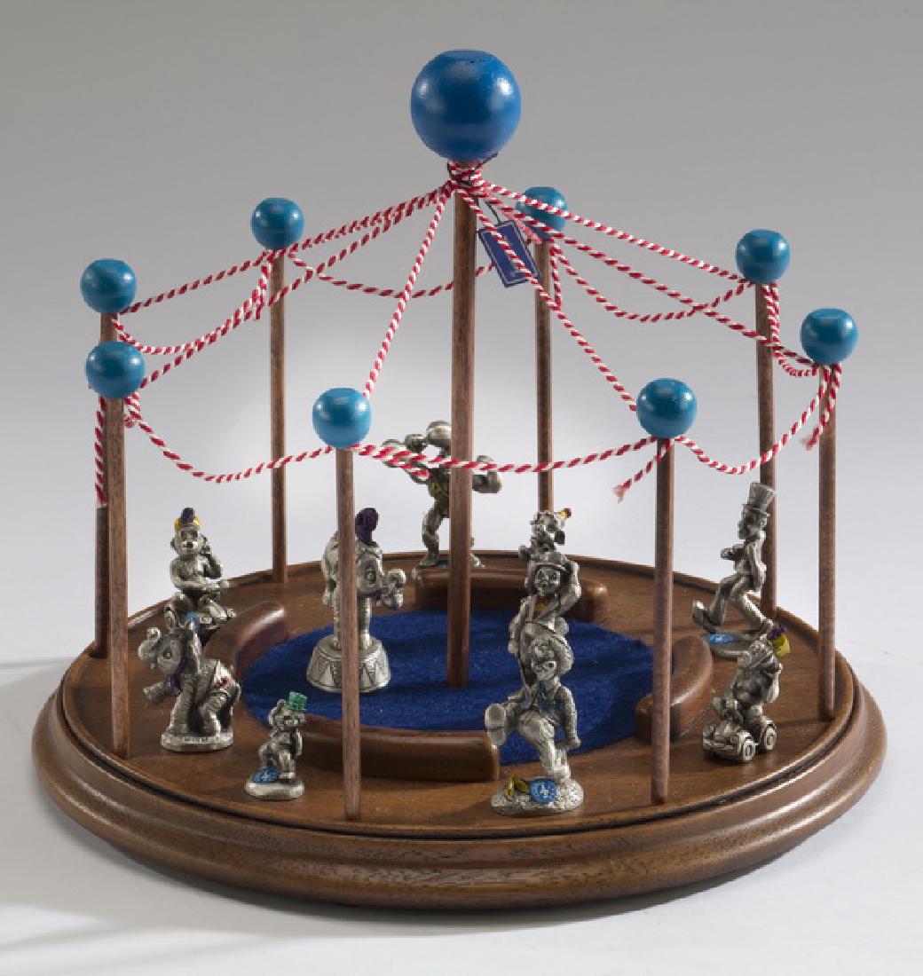 (11) Pc 1982 Hudson pewter figurine circus set (1 of 2)
