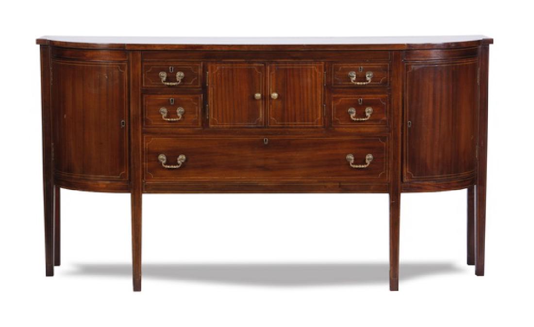 Early 20th c. Federal style mahogany buffet (1 of 3)