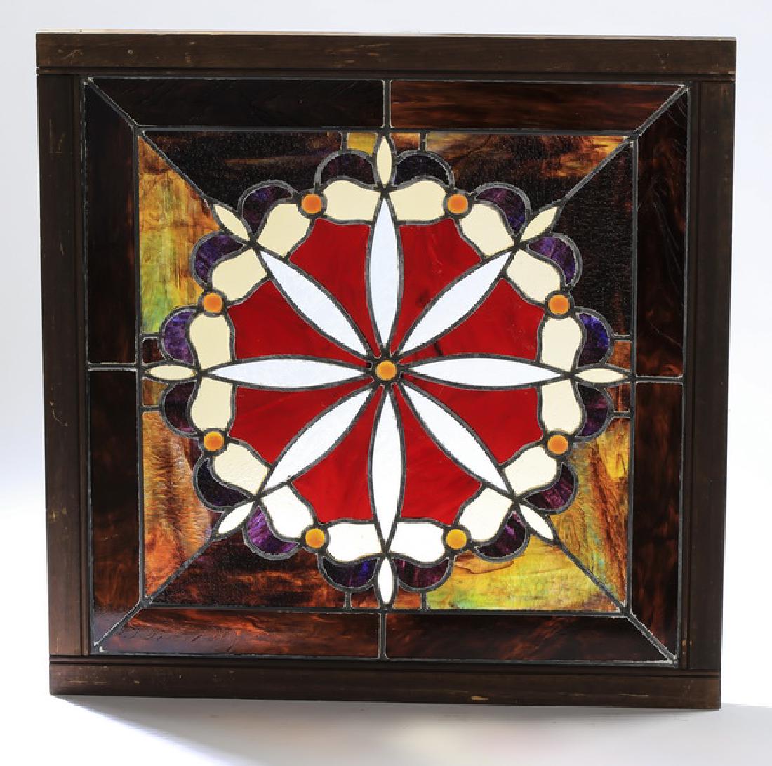 Leaded stained glass panel (1 of 1)